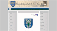Desktop Screenshot of genealogiaentrerios.com
